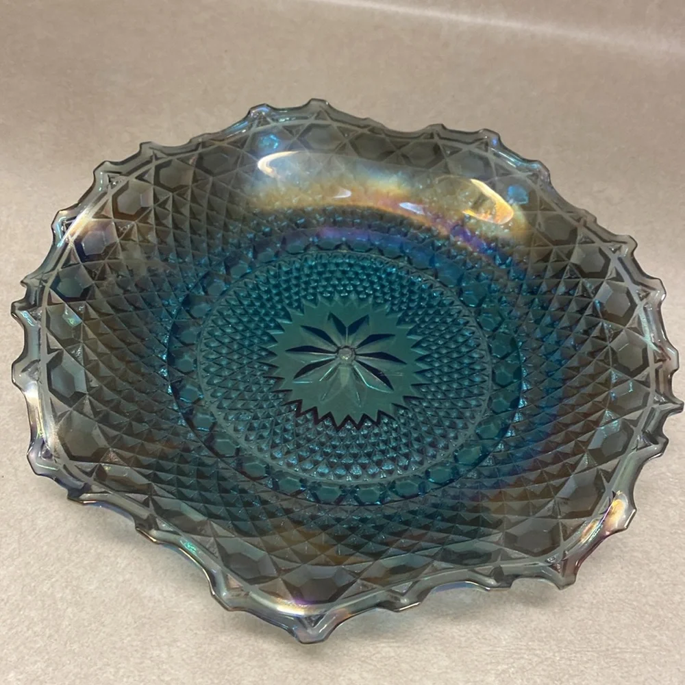 Carnival blue plate - Picture 2 of 3